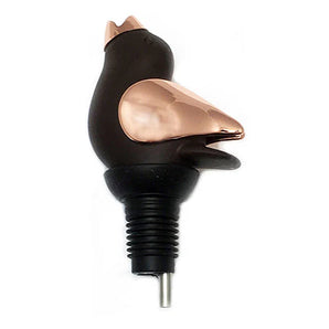 Chirpy Top Wine Pourer in Brown/Copper