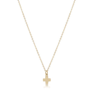 16" Small Cross Necklace