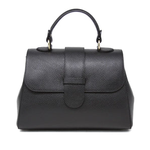 Leather Handbag in Black