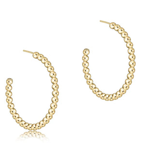 1.25" 2mm Beaded Hoop