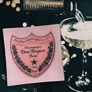 Glass Tray in Vintage Dom Perignon Rose