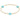 2mm Cross Bead Bracelet in Turquoise