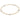 2mm Cross Bracelet in Off White