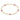 2mm Cross Bracelet in Pink
