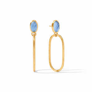 Ivy Statement Earring in Chalcedony