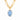 Ivy Statement Necklace in Chalcedony