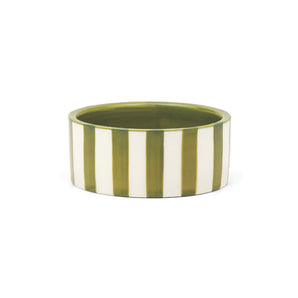 Izzy Wine Coaster in Green Stripe