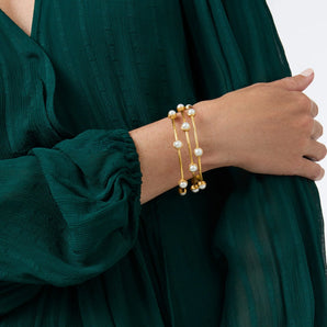 Milano Luxe Bangle in Tanzanite Blue