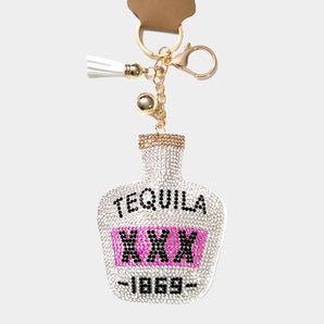 Bling Tequila Keychain