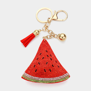 Bling Watermelon Keychain