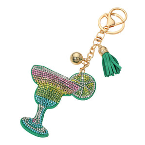 Bling Margarita Keychain