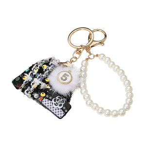 Sequin Bag Charm/Keychain