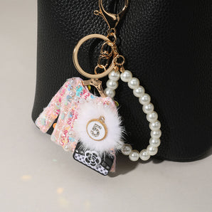 Sequin Bag Charm/Keychain