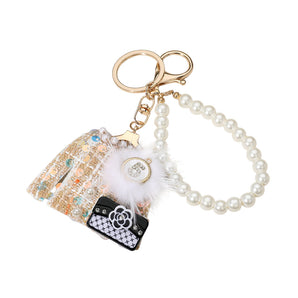Sequin Bag Charm/Keychain