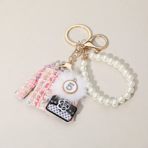 Sequin Bag Charm/Keychain
