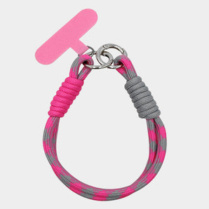 Phone/Wrist Strap Keychain in Pink