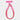 Phone/Wrist Strap Keychain in Pink