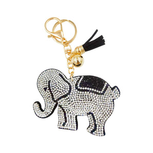Bling Elephant Keychain