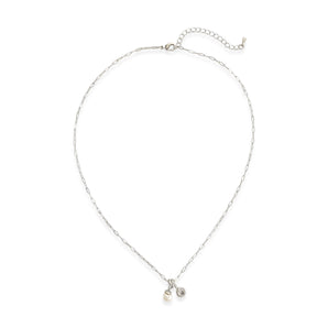Pearl Cz Necklace