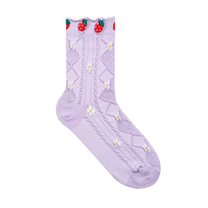 Strawberry Crew Socks