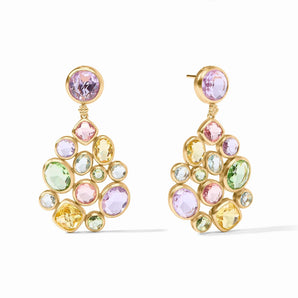 Kaleidoscope Statement Earring in Multi Stone