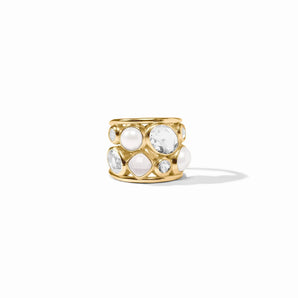 Kaleidoscope Statement Ring in Clear Crystal/8