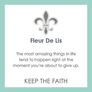 Fleur de Lis in Black