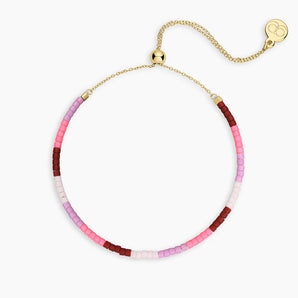 Gigi Stripe Adjustable Bracelet in Malibu