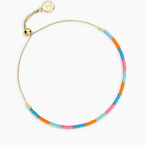 Gigi Stripe Adjustable Bracelet in Miami