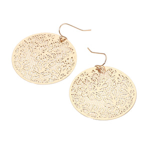 Filigree Disc Dangle