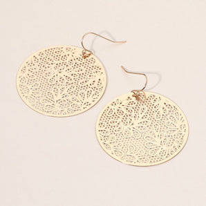 Filigree Disc Dangle