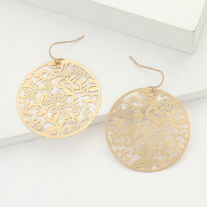 Filigree Round Dangle