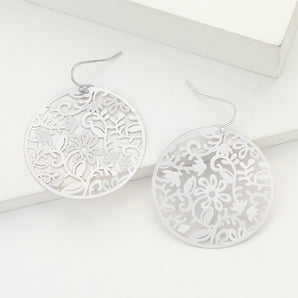 Filigree Round Dangle