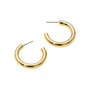18K Gold Dipped Hoop Earring