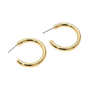 18K Gold Dipped Hoop Earring