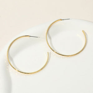 18K Gold Dipped Hoop Earring