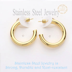 Water Resistant  Hoop Earring