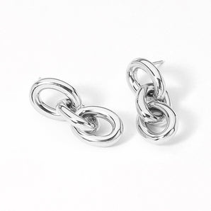 Stainless Steel Chain Earrings