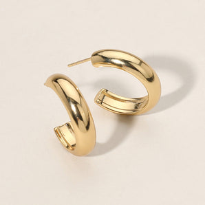 Stainless Steel Hoop Earrings