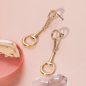 Horsebit Earrings