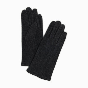 Chic Plain Gloves in Charcoal