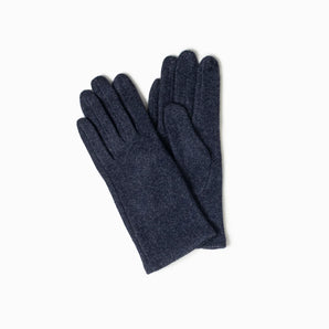 Chic Plain Gloves in Navy