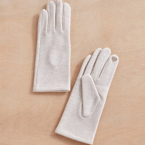 Chic Plain Gloves in Tan