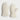 Sherpa Teddy Mittens in Ivory
