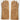 Faux Fur Suede Gloves in Camel