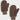 Boucle Teddy Mittens in Mocha