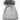 Knit Pom Pom Hat in Light Grey