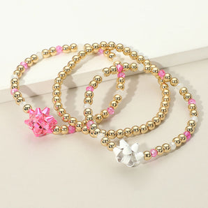 Christmas Bow Stretch Bracelet