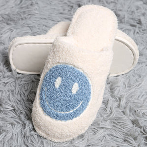 Smile Slippers in Blue