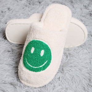 Smile Slippers in Green